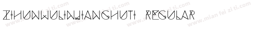 zihunwulinjianghuti Regular字体转换